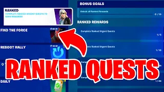 How To Complete Ranked Quests - Complete Ranked urgent Quests Fortnite