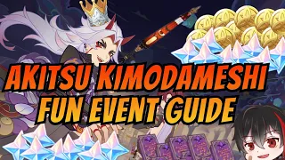 Akitsu Kimodameshi Event Guide [900 PRIMOGEMS & FREE Weapon] - Genshin Impact 3.3 Main Event