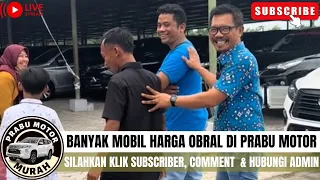 🔴MASIH BANYAK MOBIL HARGA OBRAL⁉️REVIEW MOBIL MURAH DI PRABU MOTOR KLIK SUBSCRIBER & COMMET‼️