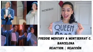 REACTING for the FIRST TIME to FREDDIE MERCURY & MONTSERRAT CABALLÉ - Barcelona