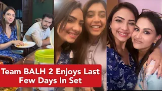 BALH 2: Niti Taylor, Pooja Banerjee Enjoy Last Moments On Set With Whole Team | Niti-Hiten Dance