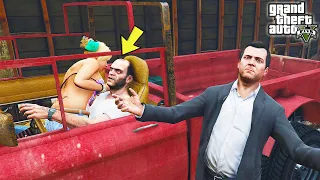 What do Trevor and Tracey do in The Car in GTA 5? (Michael Caught Them)