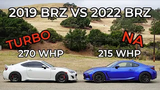 Turbo 2019 BRZ Performance Pack vs 2022 BRZ - Head to Head Review!