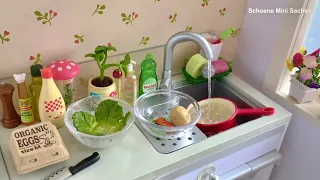 Re-Ment Mini Toy Food Cooking | Mini Toy Kitchen | Toy Miniature | Potato Egg Salad