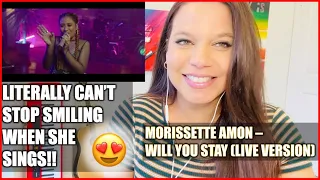 MORISSETTE AMON REACTION - WILL YOU STAY (Live Performance) | Music Reaction Videos