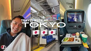 Japan Vlog Day 1: Manila to Tokyo, Marhaba Lounge, Arrival in Japan | STEVENTRAVELS