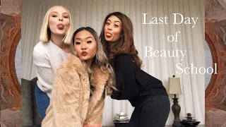 Last Day of Beauty School | Esthetician Vlog
