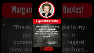 🔥Margaret Thatcher Quotes That Will Change Your Life 🔥 #shorts