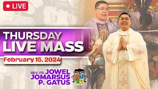 FILIPINO LIVE MASS TODAY ONLINE II FEBRUARY 15, 2024 II FR. JOWEL JOMARSUS GATUS