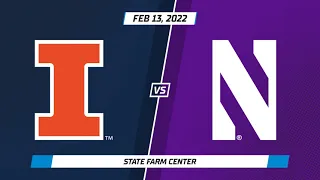 Halftime Highlights: Northwestern at Illinois | Big Ten Basketball | Feb. 13, 2022