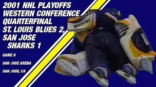 2001 Western Conference Quarterfinal Game 6: St. Louis Blues 2, San Jose Sharks 1