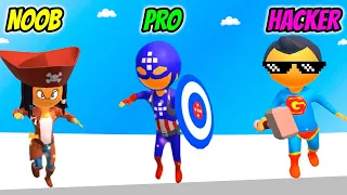 Build a Hero - NOOB vs PRO vs HACKER