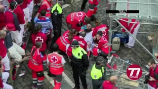 American Gored at Pamplona's San Fermin Festival