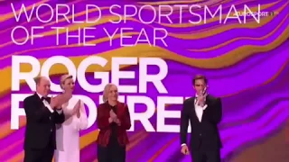 Roger Federer emotional tribute to rival Rafa Nadal - Laureus Sport Awards 2018