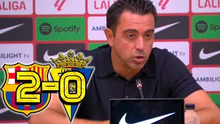 Rueda prensa XAVI: FC BARCELONA 2-0 CADIZ CF