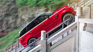 Range Rover Sport Climbs 999 Steps!! Dragon Challenge