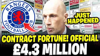 URGENT NEWS! HAPPENED NOW! £4.3 MILLION BOOST! RANGERS FC NEWS NOW!