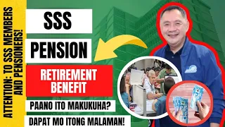 ⛔ ATTENTION: TO SSS MEMBERS AND PENSIONERS! SSS PENSION RETIREMENT BENEFIT! PAANO ITO MAKUKUHA?