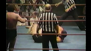 Richard Charland, Pierre Lefebvre & King Tonga vs. Jos LeDuc, Dino Bravo & Tony Parisi