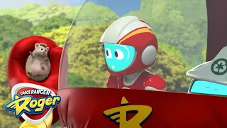 Space Ranger Roger's Bouncy Hedgehog Rescue | Funny Kids Cartoon Video