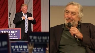 Robert de Niro calls Donald Trump "totally nuts"