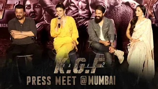 KGF Chapter 2 Mumbai Press Meet | Yash | Sanjay Dutt | Raveena Tandon Srinidhi | Hombale Films