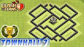 Clash of Clans - DEFENSE STRATEGY - Townhall Level 7 Farming (CoC TH7 Defensive Strategy)