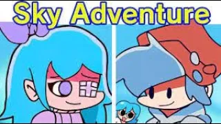 FRIDAY NIGHT FUNKIN’ Sky vs BF w/ Pico | Ben's Adventure, Promise Cover + Pow Ski (FNF Hard/Fangirl)