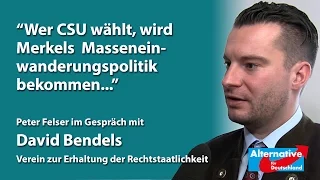 Peter Felser aktuell: Ex-CSU-Rebell David Bendels im Gespräch mit...