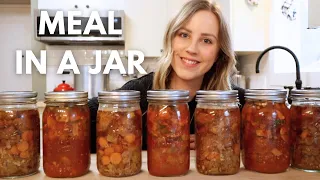 2 NEW Meal In A Jar Recipes | Pressure Canning 7 Meals For The Pantry Shelf