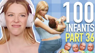 Can You Have 100 Babies In One Lifespan In The Sims 4? | 100 BABY CHALLENGE SPEEDRUN | Part 36