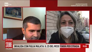 Invalida con figlia malata, c'è una soluzione per la casa - Storie Italiane - 18/11/2021