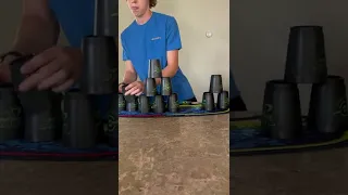 I learned to stack these cups super fast