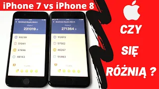 iPhone 7 vs iPhone 8, TEST, BENCHMARK, Porównanie,