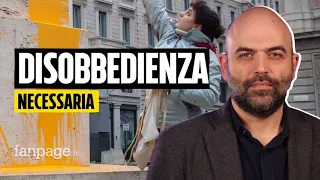 Roberto Saviano spiega perché le azioni di Ultima Generazione sono necessarie per cambiare le cose