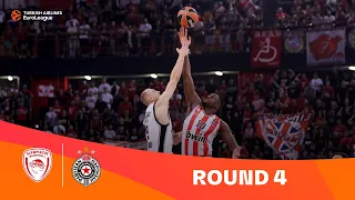 Olympiacos-Partizan | Round 4 Highlights | 2023-24 Turkish Airlines EuroLeague