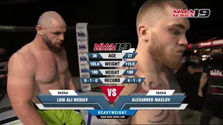 MMA SERIES-19 - Highlights - Lom-Ali Mediev (Russia) vs. Alexander "Junior" Maslov (Russia)