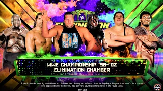 GIANTS Elimination Chamber: Big Show Kane Viscera Giant Gonzalez Great Khali Andre the Giant WWE2K23