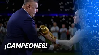 Messi levanta la Copa del Mundo en Santiago del Estero - Argentina 7-0 Curazao - Amistoso 2023