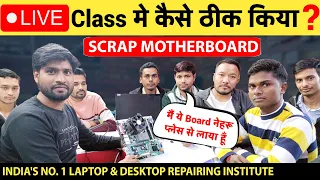 Motherboard Repair | Repair Desktop Motherboard! VRM Section Repair | Computer motherboard repair