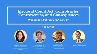 Electoral Count Act: Conspiracies, Controversies, and Consequences