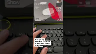 Roblox with bluetooth keyboard