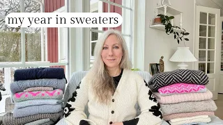 A knitting episode (13): Everything I knitted in 2023 & what I wear the most