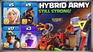 STILL OP! TH15 Hybrid | Th15 Queen Charge Hog Miner Attack Strategy | Best TH15 Attack Strategy Coc