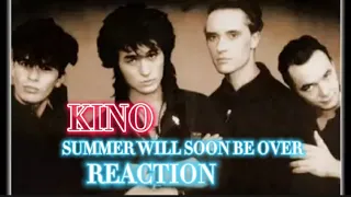 KINO  Кончится Лето / Konchitsya Leto / Summer will soon be over REACTION #kino #singer #reaction