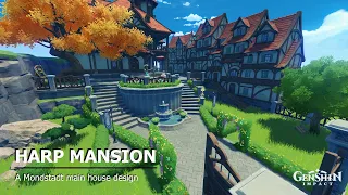 Harp mansion - Serenitea Pot Design - Genshin Impact