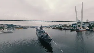 Корабли Тихоокеанского флота в День ВМФ! 360°