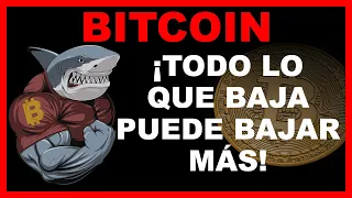 🚀 BITCOIN 🤢🤢🤢¡TODO LO QUE BAJA PUEDE BAJAR MÁS!😱😱😱