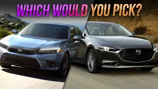 The 2023 Mazda 3 Vs Honda Civic!! It's An Obvious Choice...