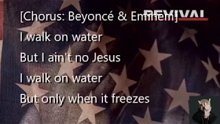 Eminem - Walk On Water (Lyrics / Lyric Video) ft. Beyoncé